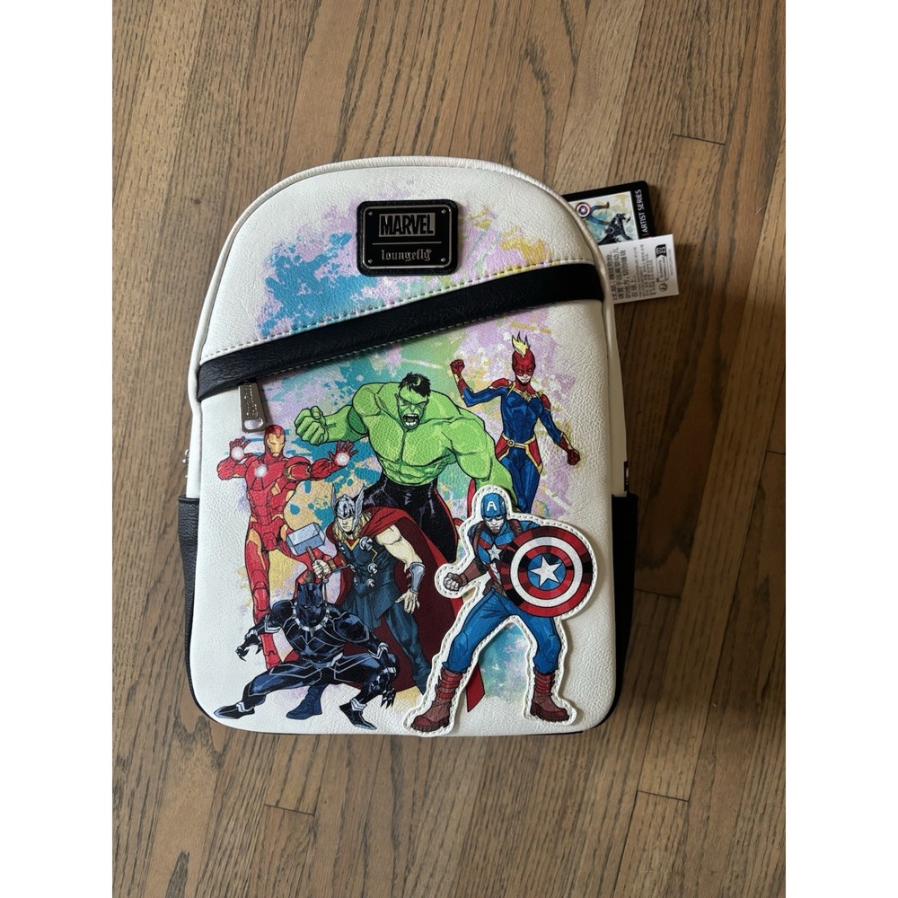 Loungefly-AVENGERS ARTIST SERIES BACKPACK‎ NEW - Picture 2 of 7